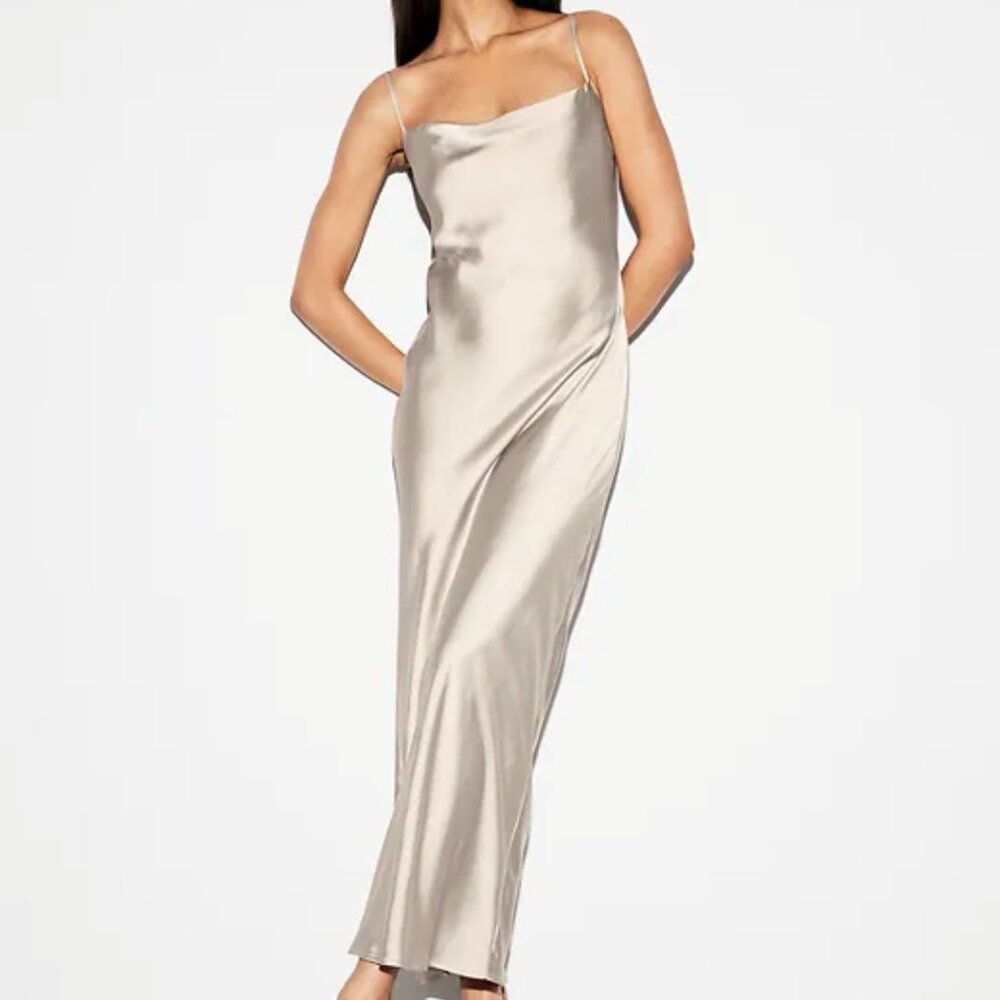The Occasion by Old Navy Satin Cowl Maxi Dress